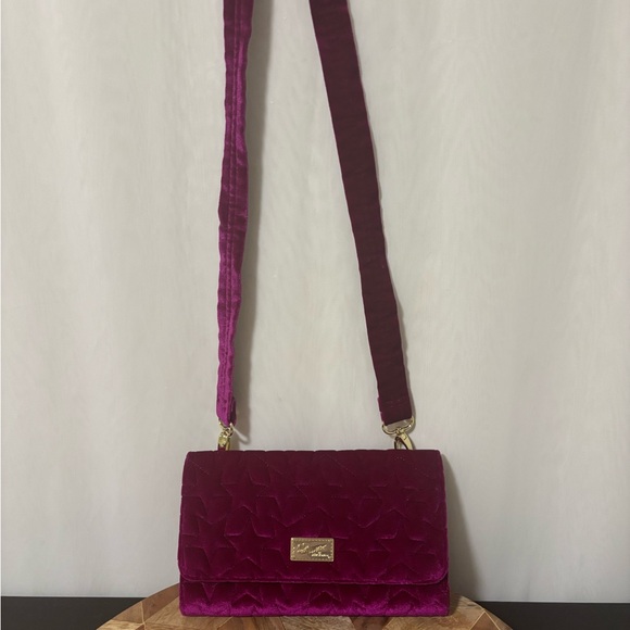 ✨ Betsey Johnson Pink Star Quilted Crossbody Clutch - Picture 1 of 13